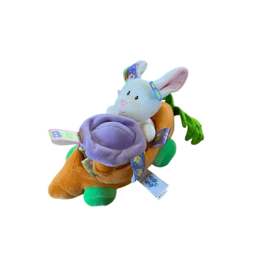 Mary Meyer Baby Taggies bunny and chick in a carrot infant toy